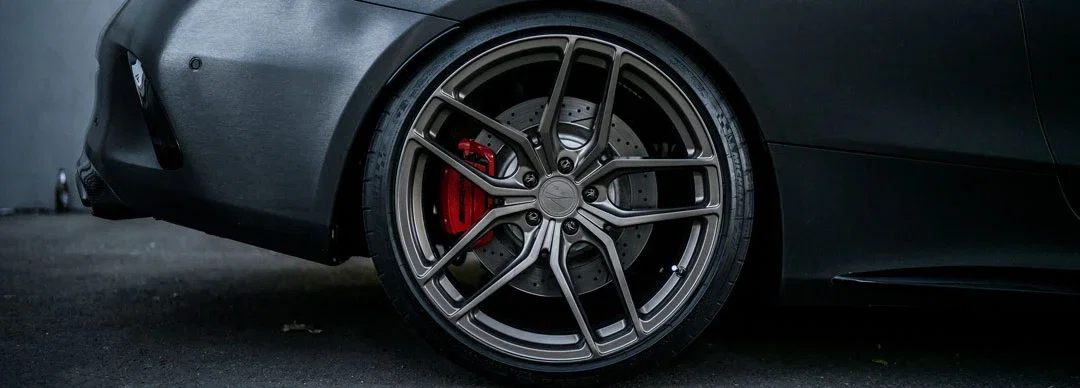 Mercedes C63s AMG on FlowForged ZP2.1 | Deep Concave in Matte Carbon Bronze - Image 2