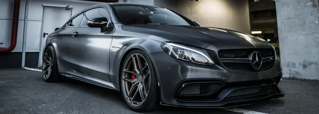 Mercedes C63s AMG on FlowForged ZP2.1 | Deep Concave in Matte Carbon Bronze - Image 9
